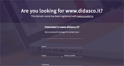 Desktop Screenshot of didasco.it