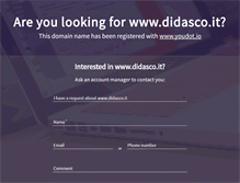 Tablet Screenshot of didasco.it